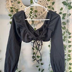 Elegant Black Women's Top